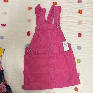 Pink Corduroy Kids Overall Skirt-Baby Gap NWT size 3